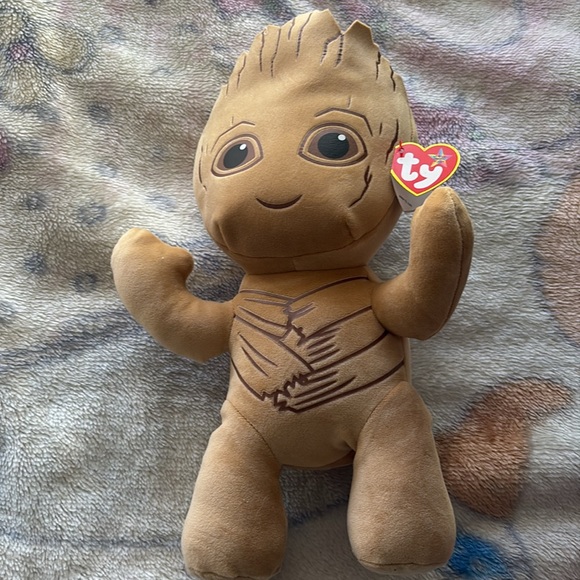 Marvel x TY Beanie Buddy Groot - Picture 3 of 5